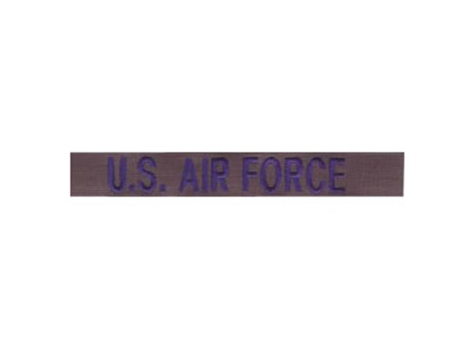 Nášivka "U.S. AIRFORCE" OLIV modrá nit
