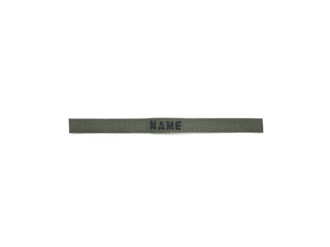 Nášivka jmenovka "NAME" pro GORE-TEX bundu OLIV