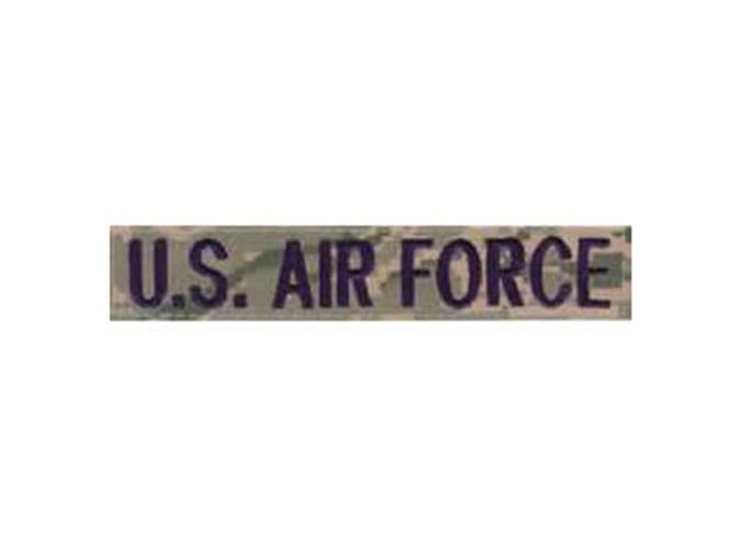 Nášivka "U.S. AIRFORCE" 15 cm VELCRO TIGER STRIPE