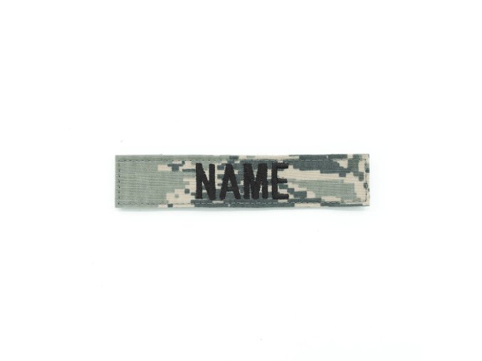 Nášivka jmenovka "NAME" 15 cm VELCRO DIGITAL TIGER