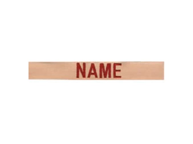 Nášivka jmenovka 3x "NAME" DESERT