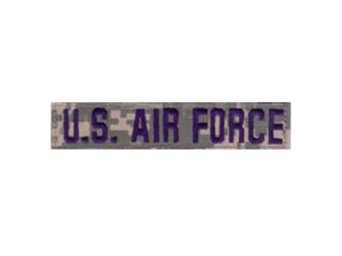 Nášivka "U.S. AIRFORCE" modrá nit VELCRO ACU DIGITAL