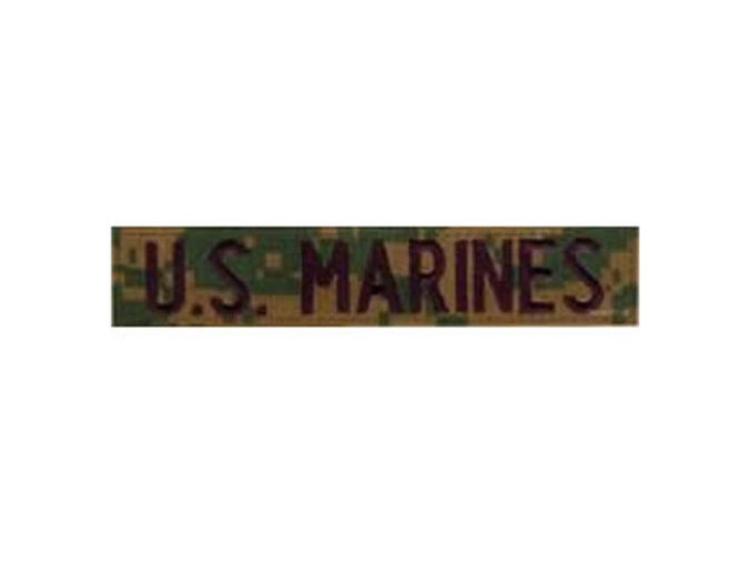 Nášivka "U.S. MARINES" VELCRO MARPAT WOODLAND
