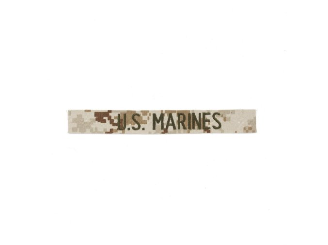 Nášivka "U.S. MARINES" MARPAT DESERT