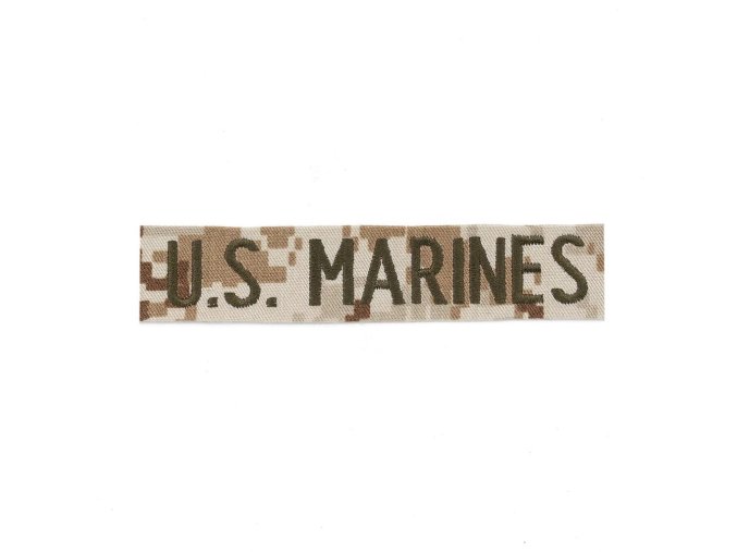 Nášivka "U.S. MARINES" VELCRO MARPAT DESERT