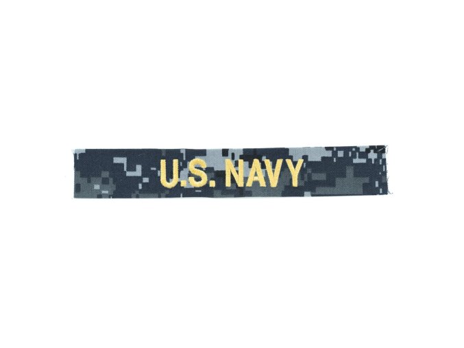 Nášivka "U.S.NAVY" zlatá niť DIGITAL NAVY
