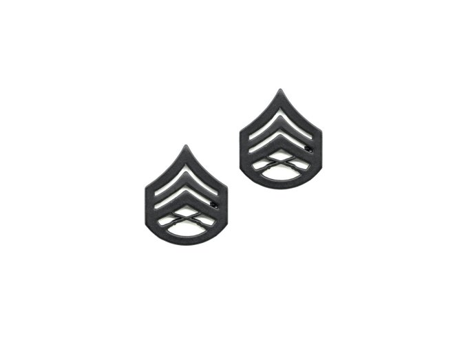 Odznak hodnostní USMC - SSgt. - ČERNÝ