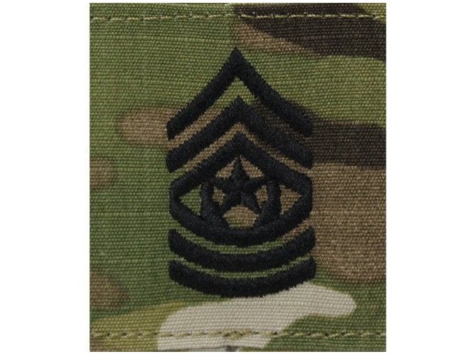 Nášivka hodnosti Command Sergeant Major E-9 velcro OCP®
