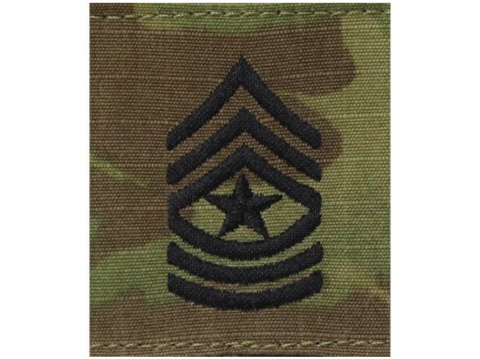 Nášivka hodnosti Sergeant Major E-9 velcro OCP®