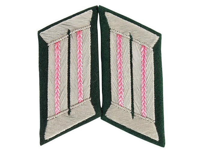 Zrcadýlka k uniformě WH důstojnické RŮŽOVÉ