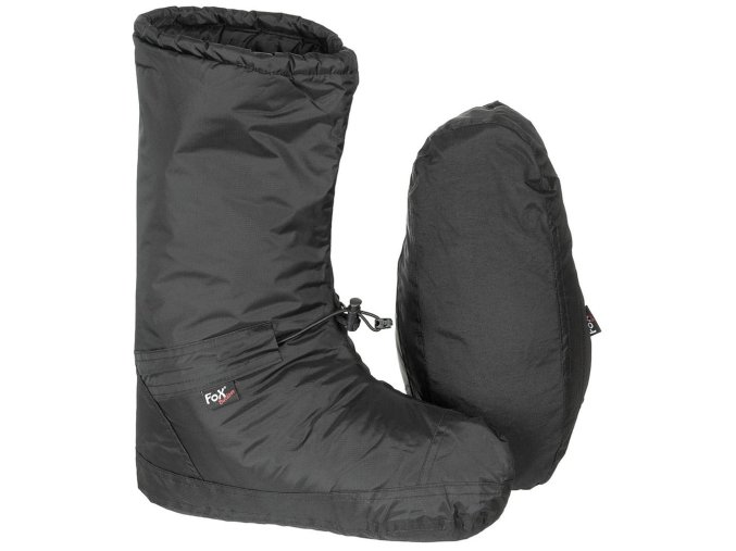 Návleky na nohy zimní BIVOUAC POLAR zateplené ČERNÉ