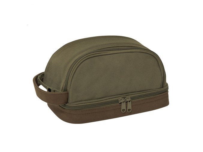 Taška DELUXE TRAVEL KIT na toaletní potřeby ZELENÁ