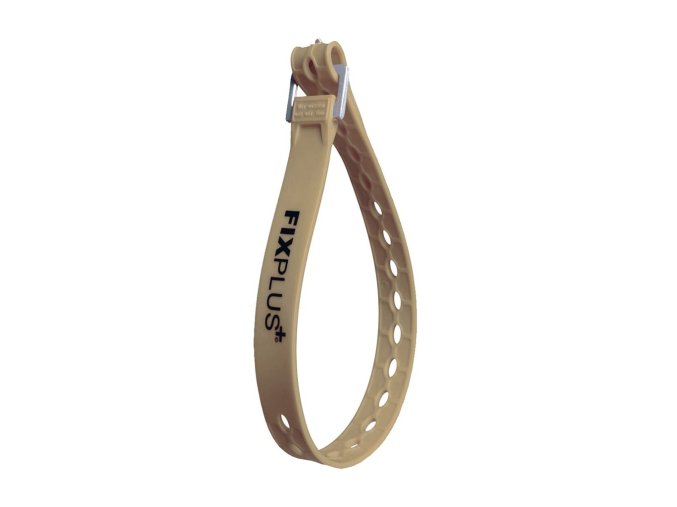 Pásek stahovací gumový FIXPLUS 66 cm TAN