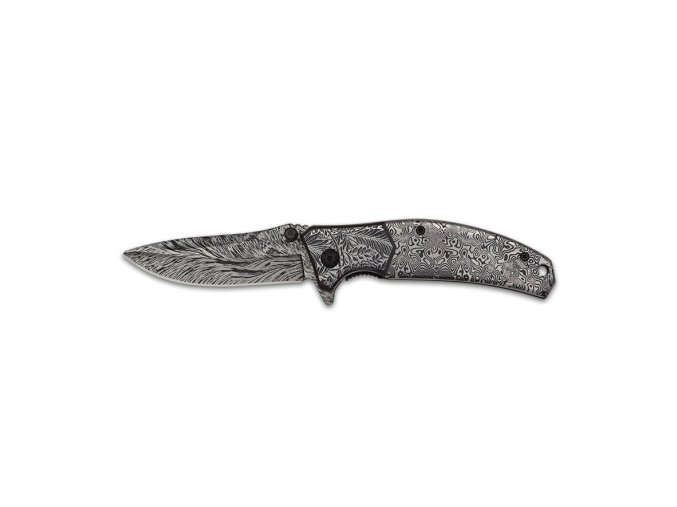 Nůž zavírací 3D DAMASCUS kombinované ostří