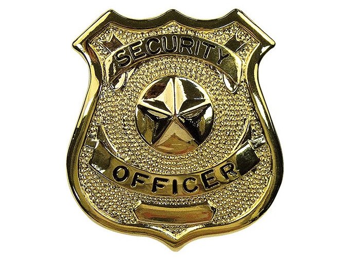 Odznak SECURITY OFFICER ZLATÝ