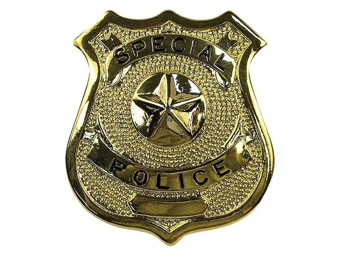 Odznak SPECIAL POLICE ZLATÝ