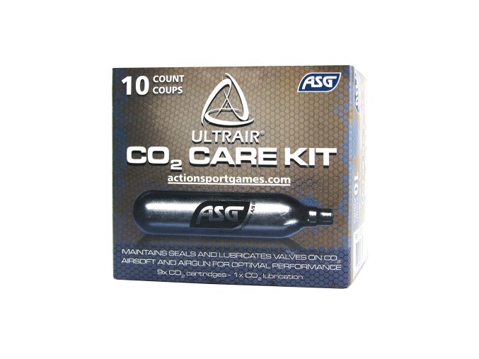 Bombička CO2 12g - 9x + 1ks se silikonem