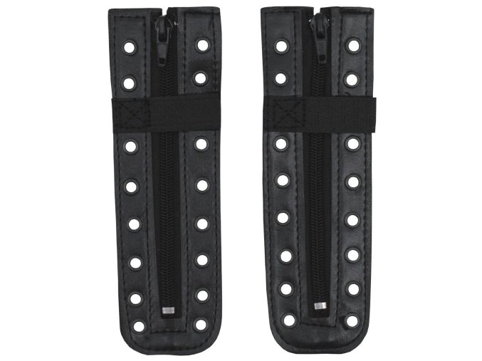 Zip na boty koženka 8 děr ČERNÝ