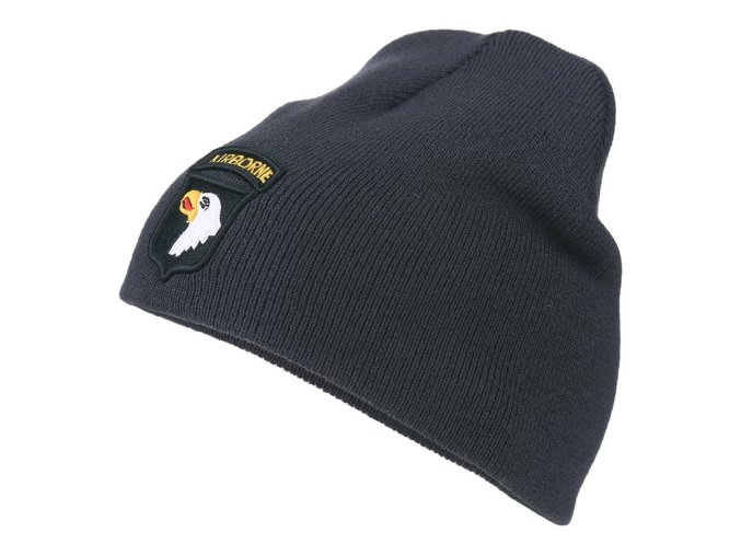 Čepice 101st AIRBORNE pletená TMAVĚ ŠEDÁ