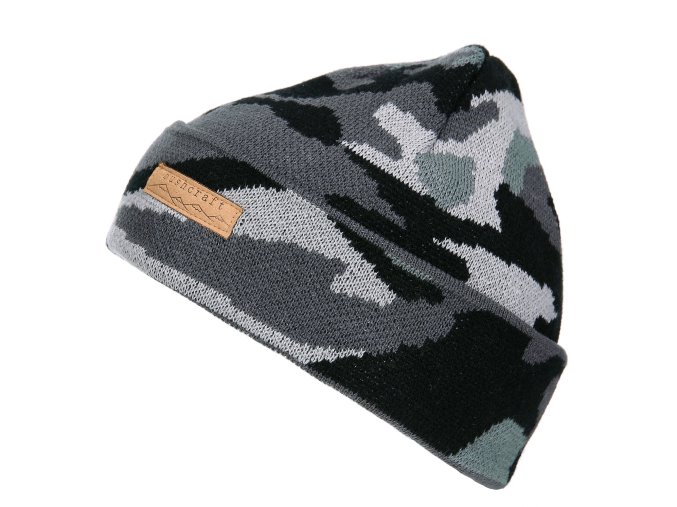 Čepice BEANIE pletená URBAN CAMO