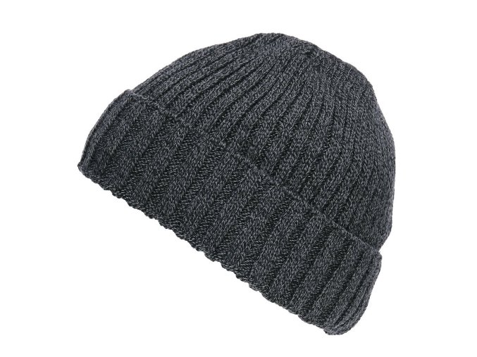 Čepice pletená EXTREME BEANIE se zateplením ŠEDÁ