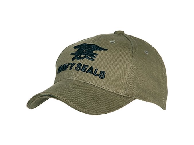 Čepice baseball NAVY SEALS ZELENÁ