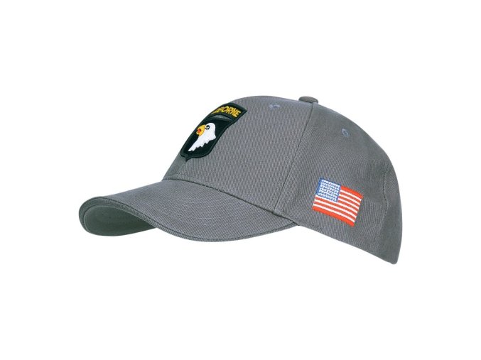 Čepice baseball 101st AIRBORNE ŠEDÁ