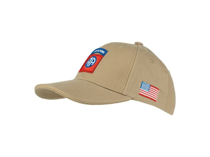 Čepice baseball 82nd AIRBORNE KHAKI