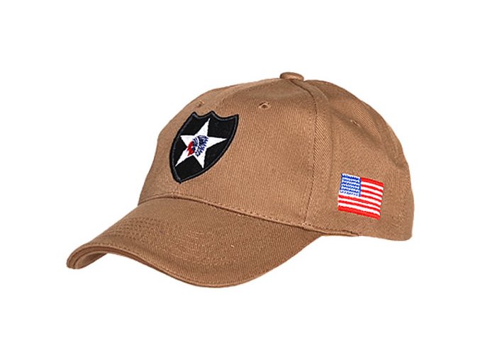 Čepice baseball 2nd INFANTRY DIVISION KHAKI