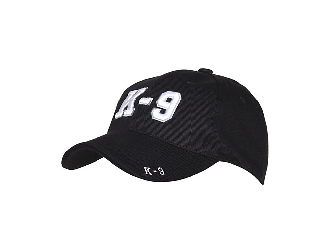 Čepice baseball K-9 ČERNÁ