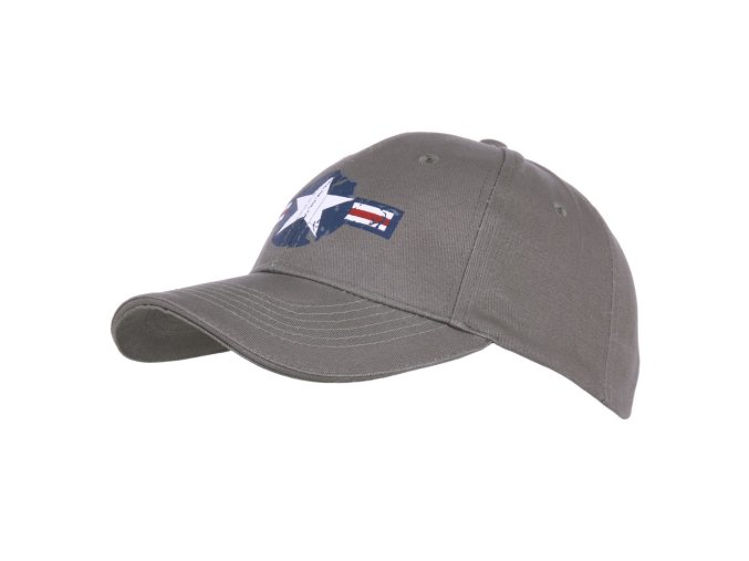 Čepice baseball USAF WWII ŠEDÁ