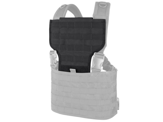Panel přídavný MOLLE pro vesty MCR ČERNÝ