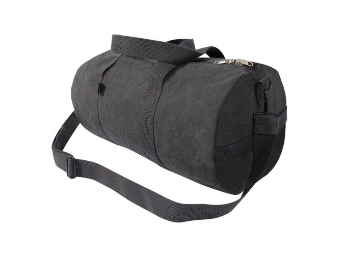 Taška přes rameno VÁLEC 48 x 23 cm bavlněná CHARCOAL