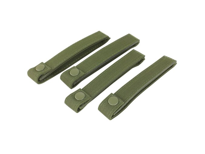 Poutka pro upevnění výstroje MODULAR 15cm/4ks ZELENÉ