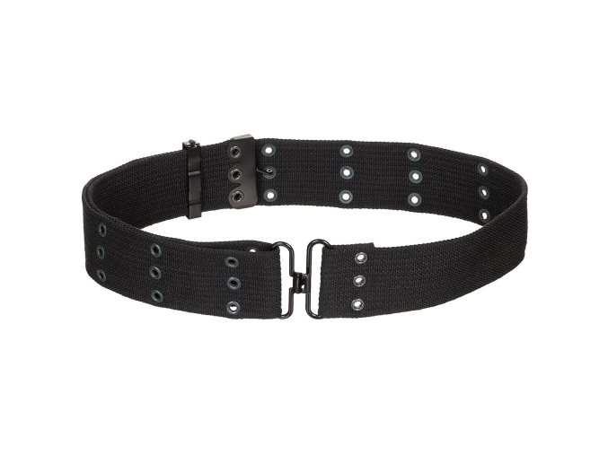 Opasek široký US typ LC1 s kovovou sponou ČERNÝ