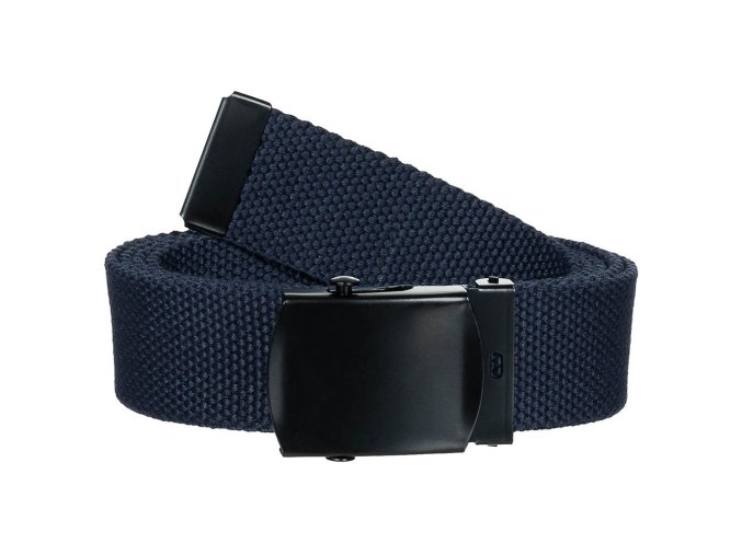Opasek s kovovou přezkou 30 mm MODRÝ