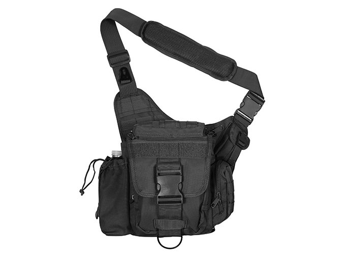 Taška taktická ADVANCED přes rameno ČERNÁ