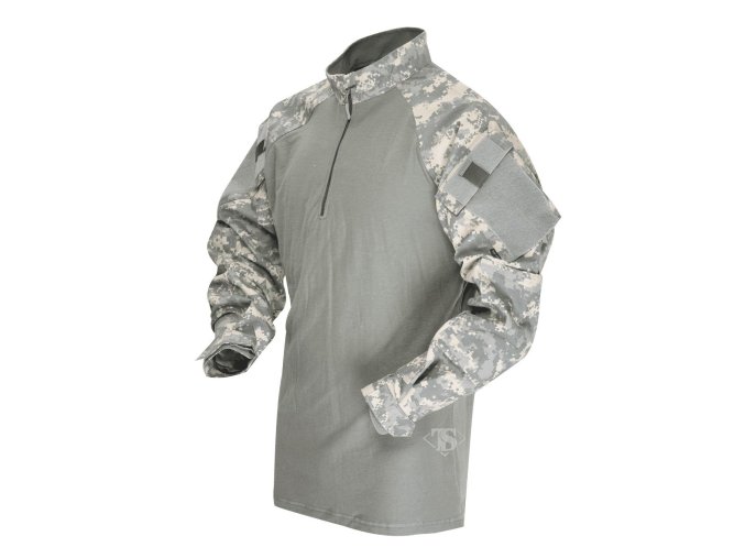 Košile taktická COMBAT TRU 1/4 ZIP ACU , AT - DIGITAL