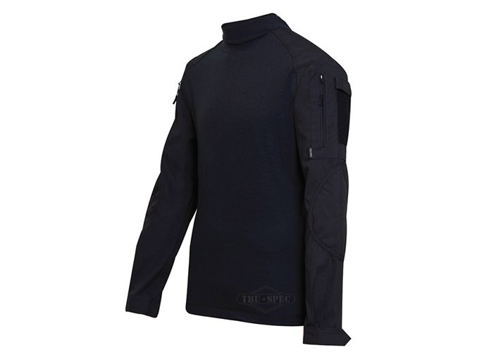 Košile taktická COMBAT rip-stop ČERNÁ