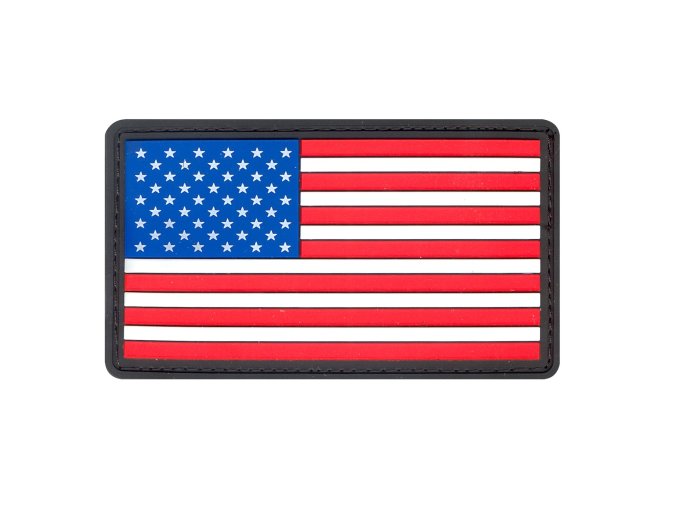 Nášivka vlajka USA plast BAREVNÁ