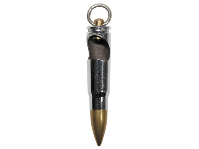 Přívěšek na klíče / otvírák na lahve patrona AK-47 stříbrný