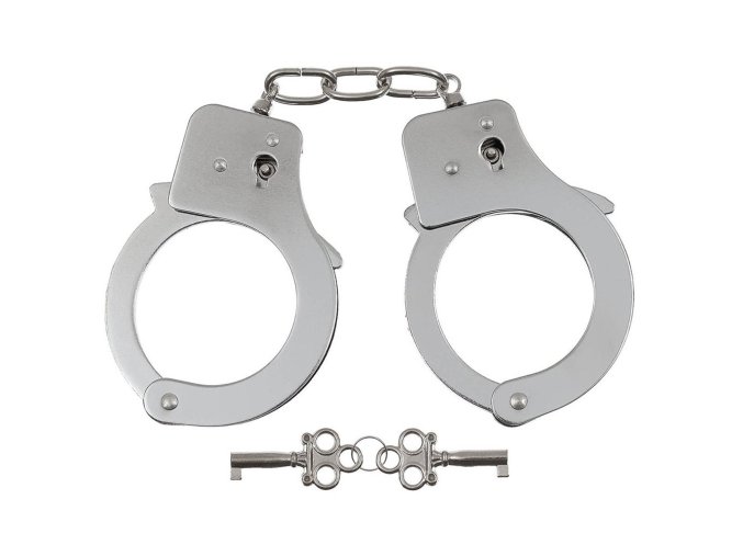 Pouta na ruce řetízková SINGLE LOCK STŘÍBRNÁ