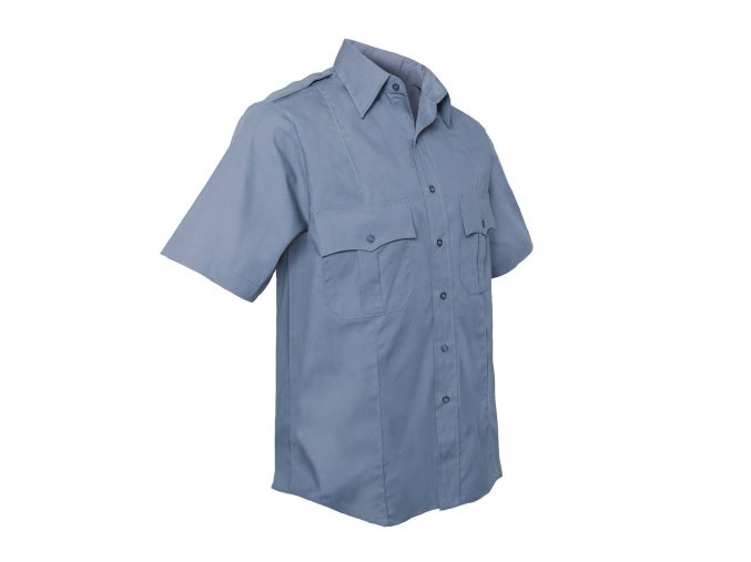 Košile POLICIE A SECURITY krátký rukáv SVĚTLE MODRÁ