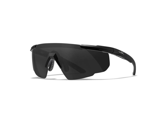 Brýle střelecké SABER ADVANCED ČERNÝ rám KOUŘOVÁ skla