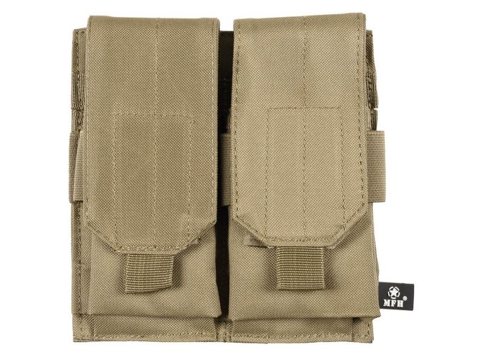 Sumka MOLLE dvojitá na zásobníky M4/M16 COYOTE BROWN