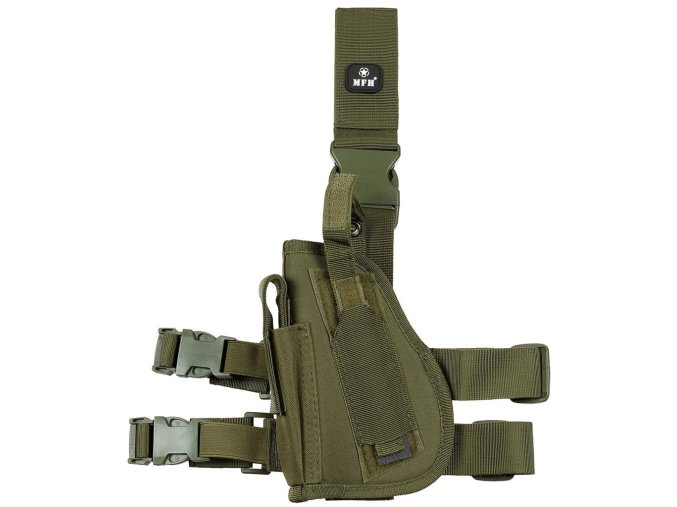 Pouzdro stehenní na zbraň levé ZELENÉ