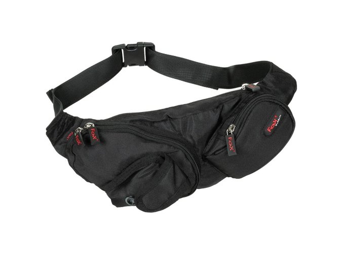 Ledvinka s kapsou na mobil ČERNÁ