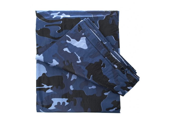 Plachta zakrývací 4x3 m SKY BLUE CAMO