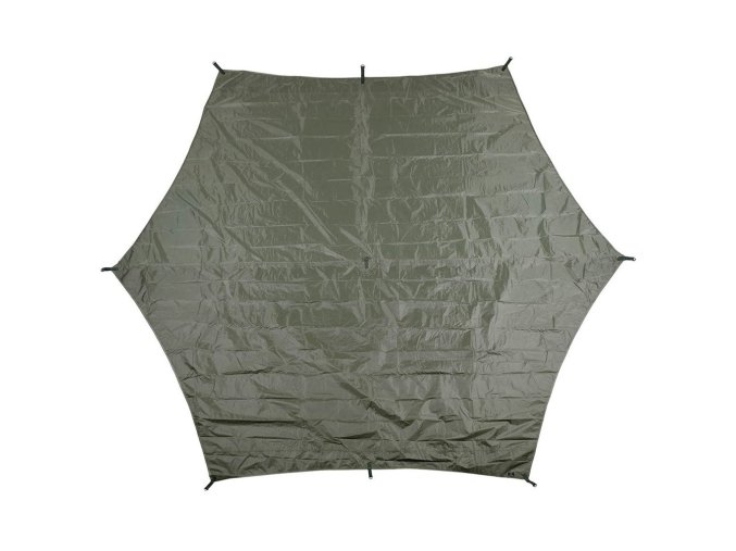 Plachta nepromokavá Hexagon-Tarp 3,4 x 3,1 m ZELENÁ