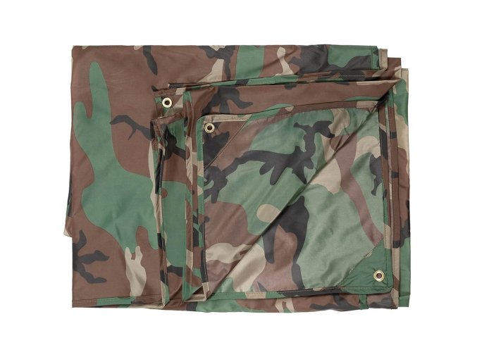 Plachta nepromokavá lehká 4 x 5 m WOODLAND